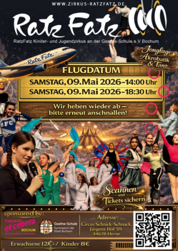 14:00 Uhr | RatzFatz wieder im Landeanflug | Gastspiel bei Schnick-Schnack