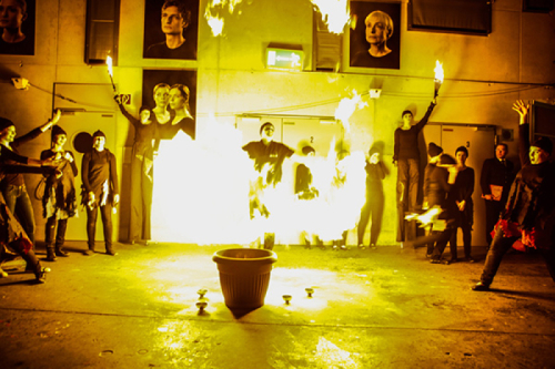 Feuershow auf der Zeche Holland (Bochum)
